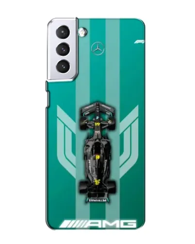 Чехол для Samsung Galaxy S21 с картинкой «Mercedes AMG Petronas»