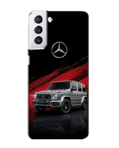 Чехол для Samsung Galaxy S21 с картинкой «Mercedes G-Class красный»