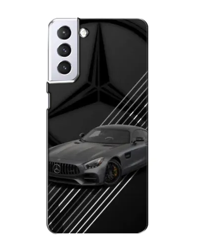 Чехол для Samsung Galaxy S21 с картинкой «Mercedes AMG — графика»