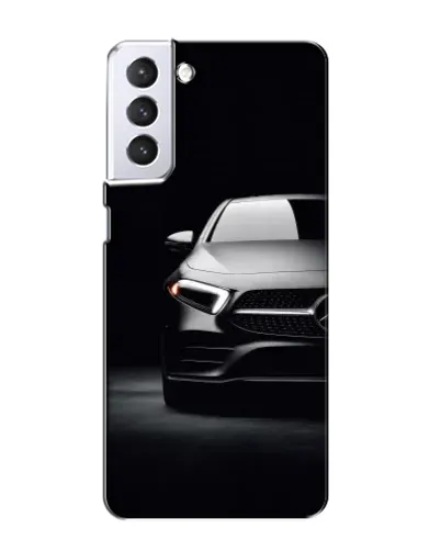 Чехол для Samsung Galaxy S21 с картинкой «Свет фар Mercedes»