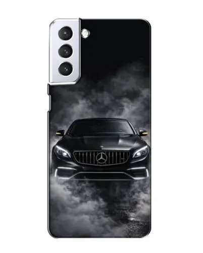 Чехол для Samsung Galaxy S21 с картинкой «Mercedes в дыму»