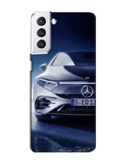 Чехол для Samsung Galaxy S21 с картинкой «Mercedes EQ — будущее»