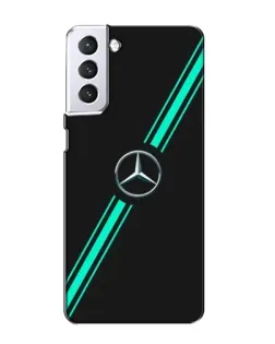 Чехол для Samsung Galaxy S21 с картинкой «Спортивные линии Mercedes»
