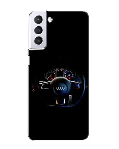 Чехол для Samsung Galaxy S21 с картинкой «Салон Audi — руль» Чехол для Samsung Galaxy S21 с картинкой «Салон Audi — руль»