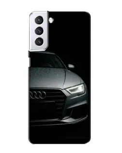 Чехол для Samsung Galaxy S21 с картинкой «Audi — детализация кузова»