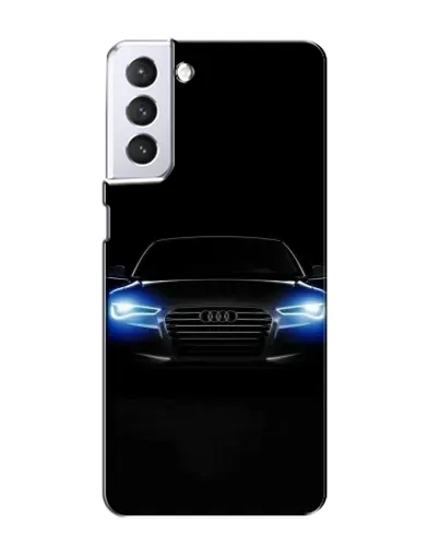 Чехол для Samsung Galaxy S21 с картинкой «Audi в неоне» Чехол для Samsung Galaxy S21 с картинкой «Audi в неоне»