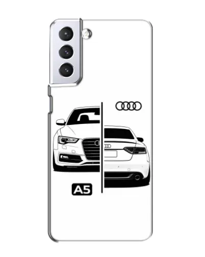 Чехол для Samsung Galaxy S21 с картинкой «Audi — контрастный дизайн» Чехол для Samsung Galaxy S21 с картинкой «Audi — контрастный дизайн»