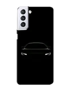 Чехол для Samsung Galaxy S21 с картинкой «Взгляд Audi в темноте»