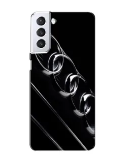 Чехол для Samsung Galaxy S21 с картинкой «Audi — абстрактные кольца»