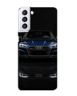 Чехол для Samsung Galaxy S21 с картинкой «Audi — ночное отражение»