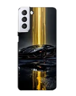 Чехол для Samsung Galaxy S21 с картинкой «Ночной Lamborghini драйв» Чехол для Samsung Galaxy S21 с картинкой «Ночной Lamborghini драйв»