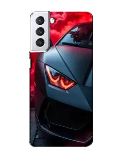 Чехол для Samsung Galaxy S21 с картинкой «Lamborghini красное сияние» Чехол для Samsung Galaxy S21 с картинкой «Lamborghini красное сияние»