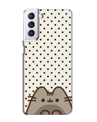 Чехол для Samsung Galaxy S21 с картинкой «Пушин в горошек»