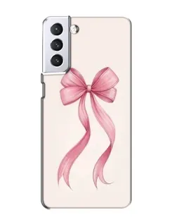 Чехол для Samsung Galaxy S21 с картинкой «Розовый бант»