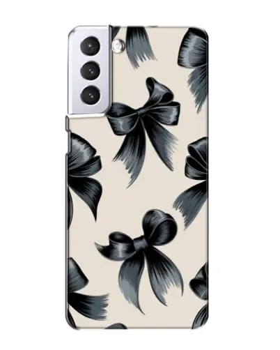 Чехол для Samsung Galaxy S21 с картинкой «Банты Coquette»