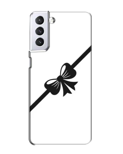 Чехол для Samsung Galaxy S21 с картинкой «Диагональный бант»