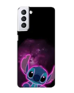 Чехол для Samsung Galaxy S21 с картинкой «Неоновый Stitch»