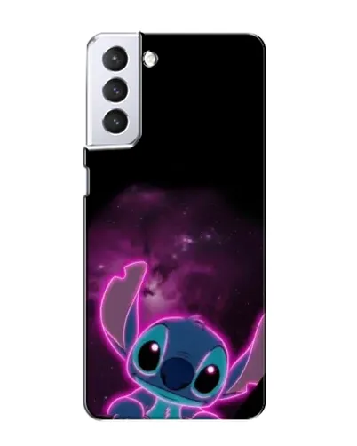 Чехол для Samsung Galaxy S21 с картинкой «Неоновый Stitch» Чехол для Samsung Galaxy S21 с картинкой «Неоновый Stitch»