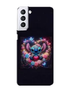 Чехол для Samsung Galaxy S21 с картинкой «Stitch в цветах»