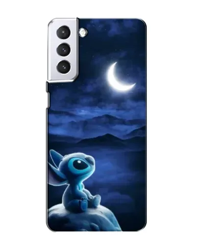 Чехол для Samsung Galaxy S21 с картинкой «Лунная ночь Стича» Чехол для Samsung Galaxy S21 с картинкой «Лунная ночь Стича»