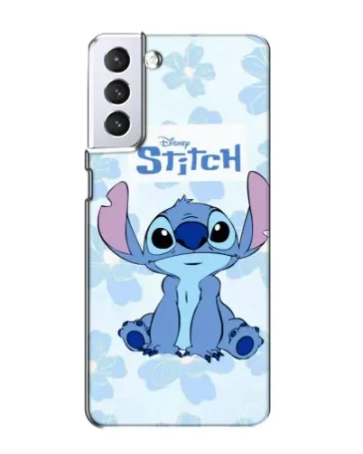 Чехол для Samsung Galaxy S21 с картинкой «Stitch среди цветов» Чехол для Samsung Galaxy S21 с картинкой «Stitch среди цветов»