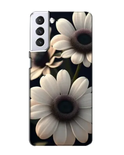 Чехол для Samsung Galaxy S21 с картинкой «Белые маргаритки макро» Чехол для Samsung Galaxy S21 с картинкой «Белые маргаритки макро»