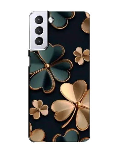 Чехол для Samsung Galaxy S21 с картинкой «Клевер в золоте» Чехол для Samsung Galaxy S21 с картинкой «Клевер в золоте»