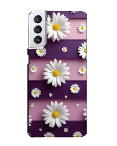 Чехол для Samsung Galaxy S21 с картинкой «Ромашки на фиолетовом» Чехол для Samsung Galaxy S21 с картинкой «Ромашки на фиолетовом»
