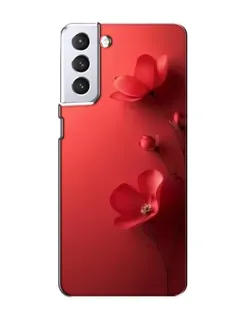 Чехол для Samsung Galaxy S21 с картинкой «Маковые соцветия»
