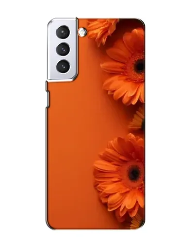 Чехол для Samsung Galaxy S21 с картинкой «Оранжевые герберы» Чехол для Samsung Galaxy S21 с картинкой «Оранжевые герберы»
