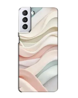 Чехол для Samsung Galaxy S21 с картинкой «Пастельные нежные волны»