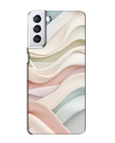 Чехол для Samsung Galaxy S21 с картинкой «Пастельные нежные волны»