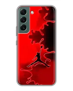 Чехол для Samsung Galaxy S22 Plus с картинкой «Jordan Red Smoke»