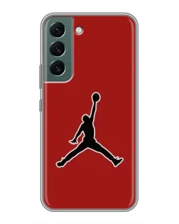 Чехол для Samsung Galaxy S22 Plus с картинкой «Jordan Red Back»