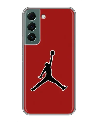 Чехол для Samsung Galaxy S22 Plus с картинкой «Jordan Red Back»