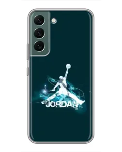 Чехол для Samsung Galaxy S22 Plus с картинкой «Jordan Blue Fire»
