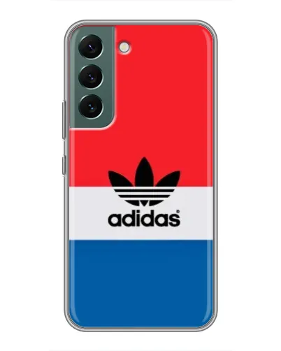 Чехол для Samsung Galaxy S22 Plus с картинкой «Ретро блоки Adidas» Чехол для Samsung Galaxy S22 Plus с картинкой «Ретро блоки Adidas»