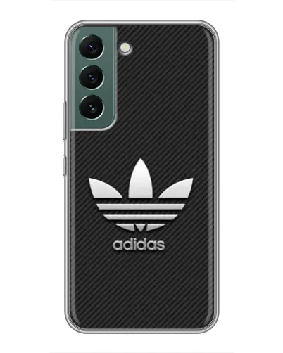 Чехол для Samsung Galaxy S22 Plus с картинкой «Adidas Карбоновая текстура» Чехол для Samsung Galaxy S22 Plus с картинкой «Adidas Карбоновая текстура»