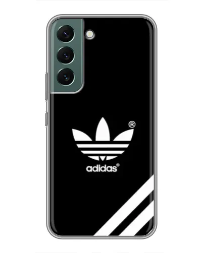 Чехол для Samsung Galaxy S22 Plus с картинкой «Adidas с диагональными полосами» Чехол для Samsung Galaxy S22 Plus с картинкой «Adidas с диагональными полосами»