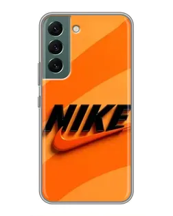 Чехол для Samsung Galaxy S22 Plus с картинкой «Оранжевый драйв Nike» Чехол для Samsung Galaxy S22 Plus с картинкой «Оранжевый драйв Nike»