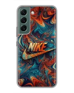 Чехол для Samsung Galaxy S22 Plus с картинкой «Nike в абстракции»