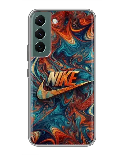 Чехол для Samsung Galaxy S22 Plus с картинкой «Nike в абстракции»