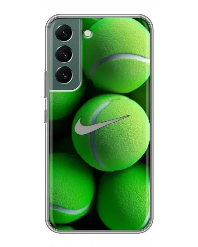 Чехол для Samsung Galaxy S22 Plus с картинкой «Теннисные мячи Найк»