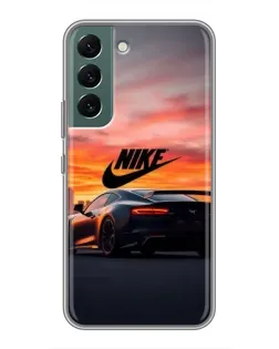 Чехол для Samsung Galaxy S22 Plus с картинкой «Nike и суперкар»