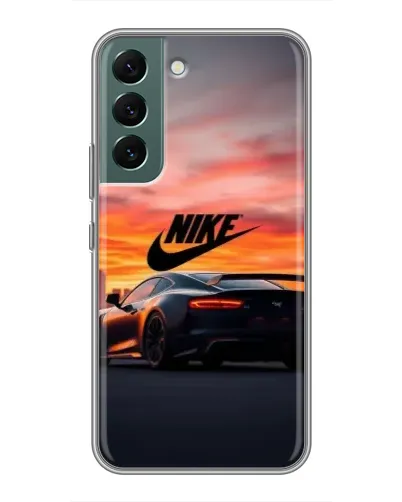 Чехол для Samsung Galaxy S22 Plus с картинкой «Nike и суперкар»