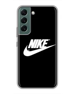 Чехол для Samsung Galaxy S22 Plus с картинкой «Мазки краски Nike»