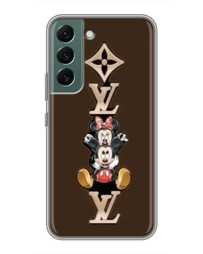 Чехол для Samsung Galaxy S22 Plus с картинкой «LV и Микки Маус»