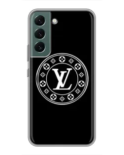 Чехол для Samsung Galaxy S22 Plus с картинкой «LV — печать стиля»