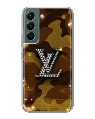 Чехол для Samsung Galaxy S22 Plus с картинкой «Камуфляжный Louis Vuitton»