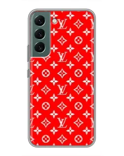 Чехол для Samsung Galaxy S22 Plus с картинкой «Яркий паттерн LV»